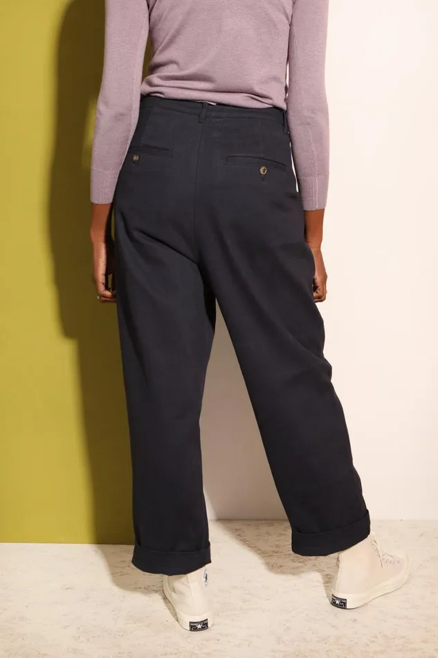 Classic Slacks Prussian Blue Womens LF Markey Trousers