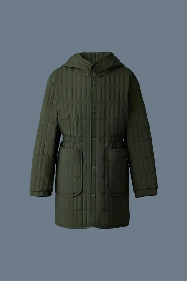 Coats and Jackets Kids Mackage HAYDENT Light Down Vertical Quilted Coat For Toddlers 26 Years Black