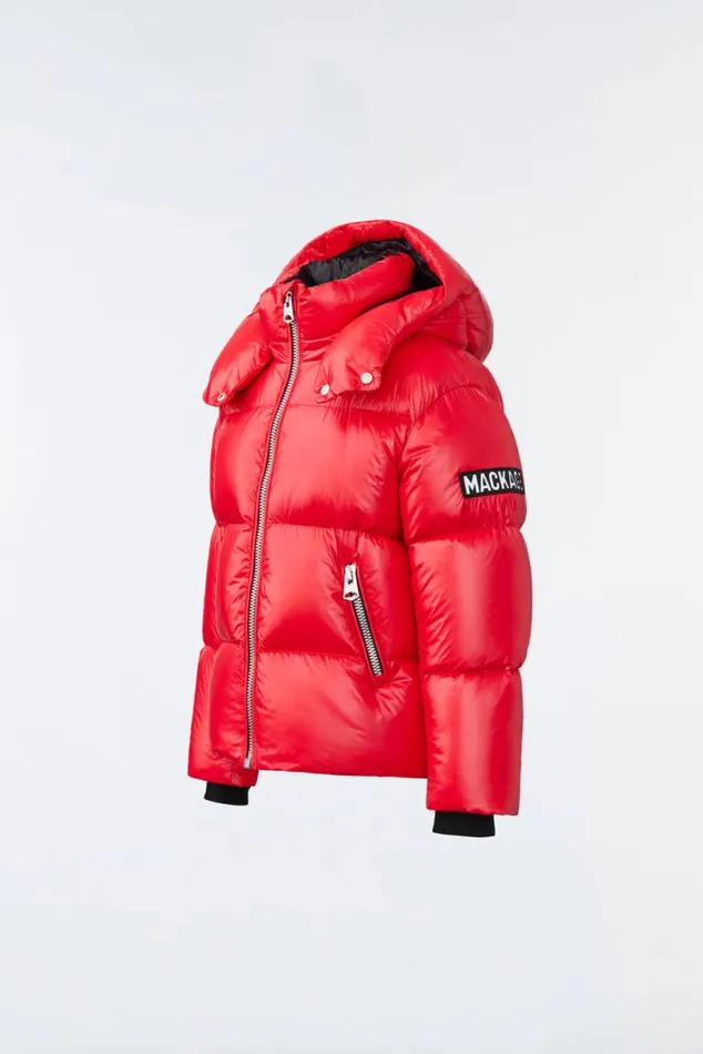 Coats and Jackets Kids Mackage JESSE Lustrous Light Down Jacket For Toddlers 26 Years Black Coats and Jackets Kids Mackage JESSE Lustrous Light Down Jacket For Toddlers 26 Years Black