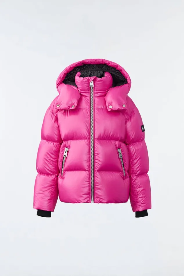 Coats and Jackets Kids Mackage JESSE Lustrous Light Down Jacket For Toddlers 26 Years Bright Pink Coats and Jackets Kids Mackage JESSE Lustrous Light Down Jacket For Toddlers 26 Years Bright Pink