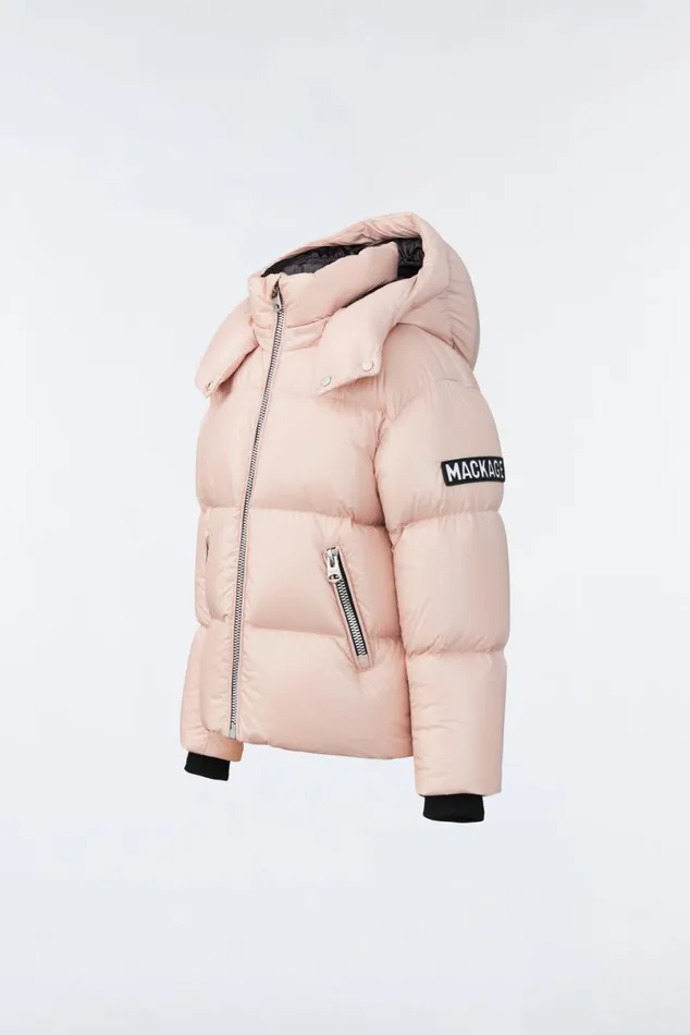 Coats and Jackets Kids Mackage JESSE Lustrous Light Down Jacket For Toddlers 26 Years Bright Pink Coats and Jackets Kids Mackage JESSE Lustrous Light Down Jacket For Toddlers 26 Years Bright Pink