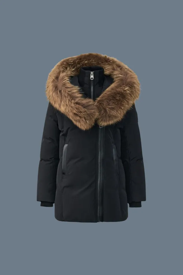 Coats and Jackets Kids Mackage LEELEE Down Coat With Removable Natural Fur Signature Mackage Collar For Kids 814 Years Black Coats and Jackets Kids Mackage LEELEE Down Coat With Removable Natural Fur Signature Mackage Collar For Kids 814 Years Black