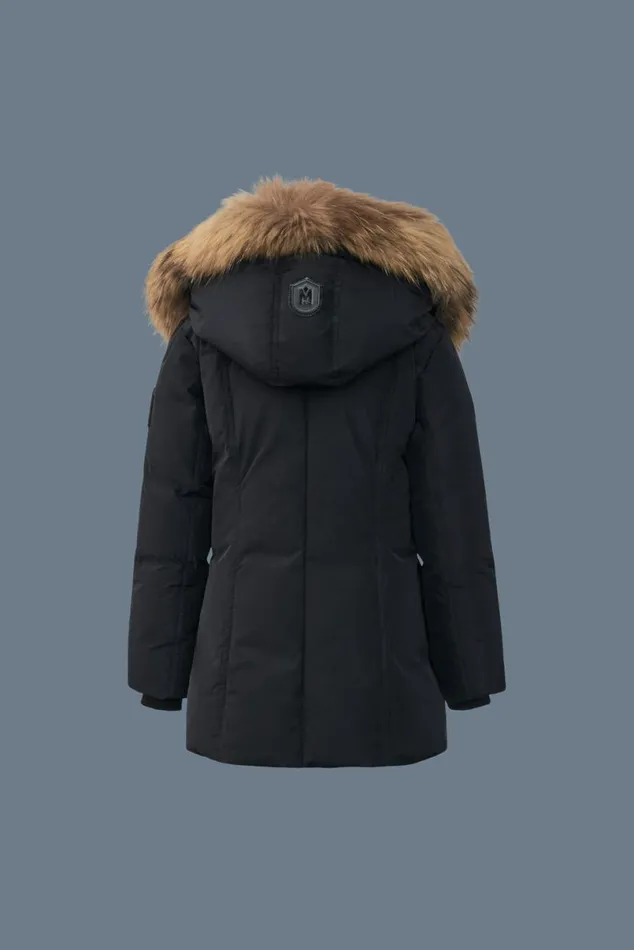 Coats and Jackets Kids Mackage LEELEE Down Coat With Removable Natural Fur Signature Mackage Collar For Kids 814 Years Black Coats and Jackets Kids Mackage LEELEE Down Coat With Removable Natural Fur Signature Mackage Collar For Kids 814 Years Black