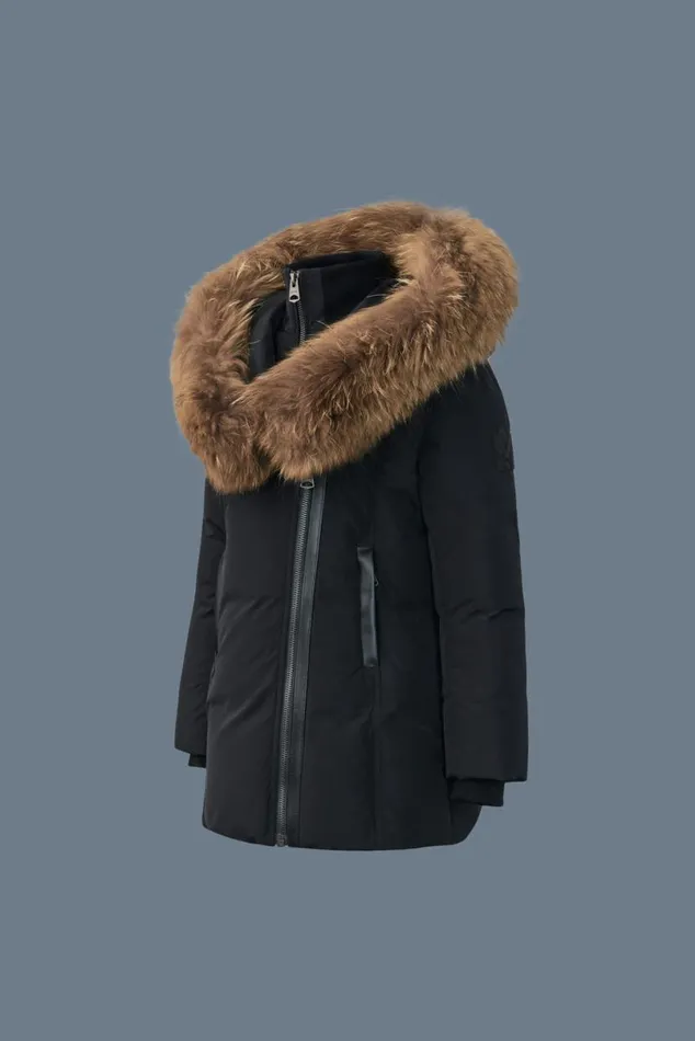 Coats and Jackets Kids Mackage LEELEE Down Coat With Removable Natural Fur Signature Mackage Collar For Kids 814 Years Black Coats and Jackets Kids Mackage LEELEE Down Coat With Removable Natural Fur Signature Mackage Collar For Kids 814 Years Black