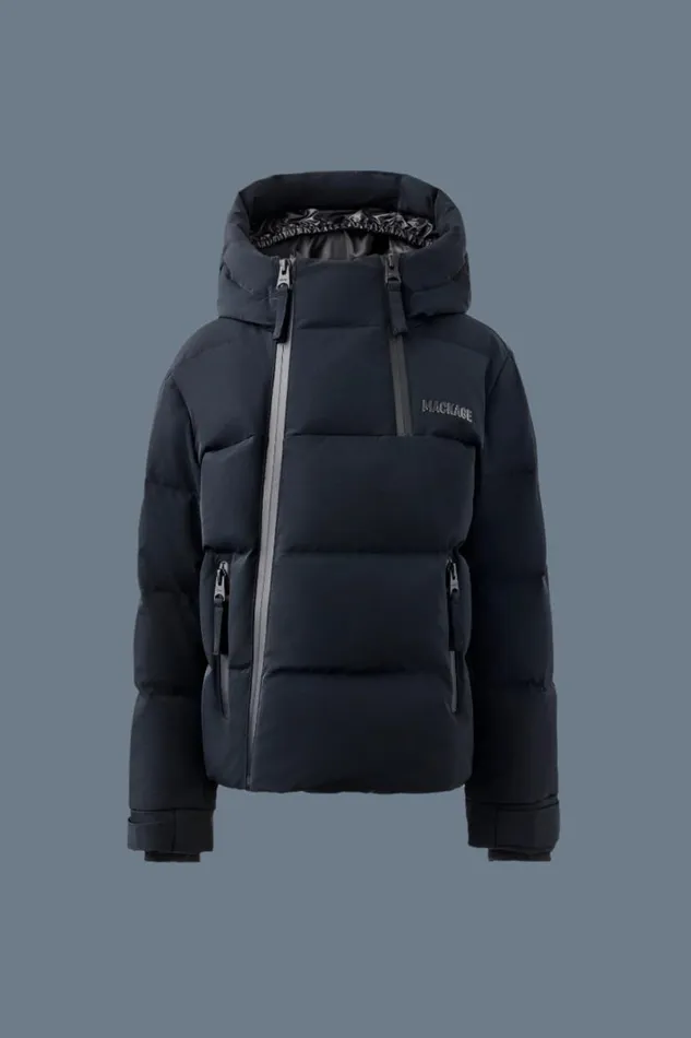 Coats and Jackets Kids Mackage LELANDT Lightweight Down Ski Jacket With Hood For Toddlers 26 Years Black Coats and Jackets Kids Mackage LELANDT Lightweight Down Ski Jacket With Hood For Toddlers 26 Years Black