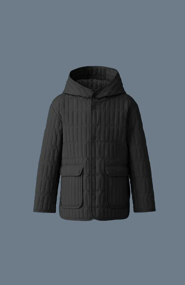 Coats and Jackets Kids Mackage SPENCER Light Down Vertical Quilted Jacket For Kids 814 Years Light Military Coats and Jackets Kids Mackage SPENCER Light Down Vertical Quilted Jacket For Kids 814 Years Light Military
