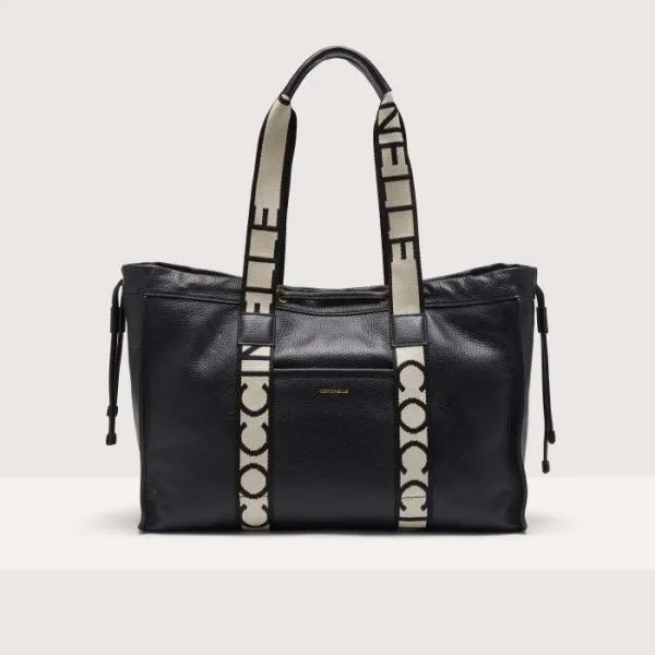 Coccinelle 2day Signature Large Noir Women Coccinelle Tote Bags