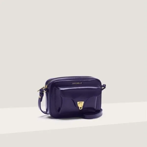 Coccinelle Beat Shiny Calf Mini Royal Blue Women Coccinelle Mini Bags Coccinelle Beat Shiny Calf Mini Royal Blue Women Coccinelle Mini Bags