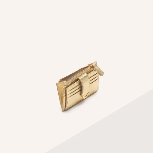 Coccinelle Dew Golden Women Coccinelle Wallets and Small Leather Goods Coccinelle Dew Golden Women Coccinelle Wallets and Small Leather Goods