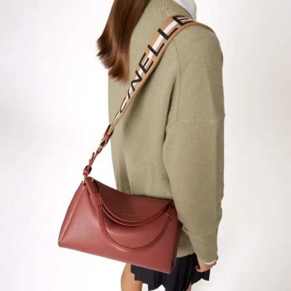 Coccinelle Eclyps Medium Brandy Women Coccinelle Shoulder Bags Coccinelle Eclyps Medium Brandy Women Coccinelle Shoulder Bags