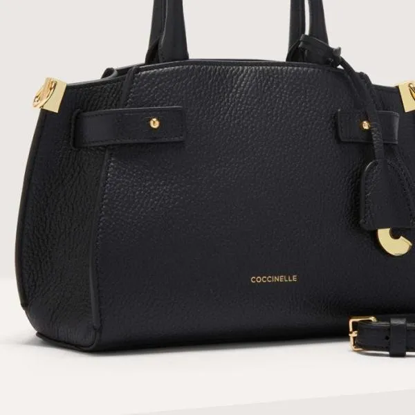 Coccinelle Klich Small Noir Women Coccinelle Top Handle Bag Coccinelle Klich Small Noir Women Coccinelle Top Handle Bag