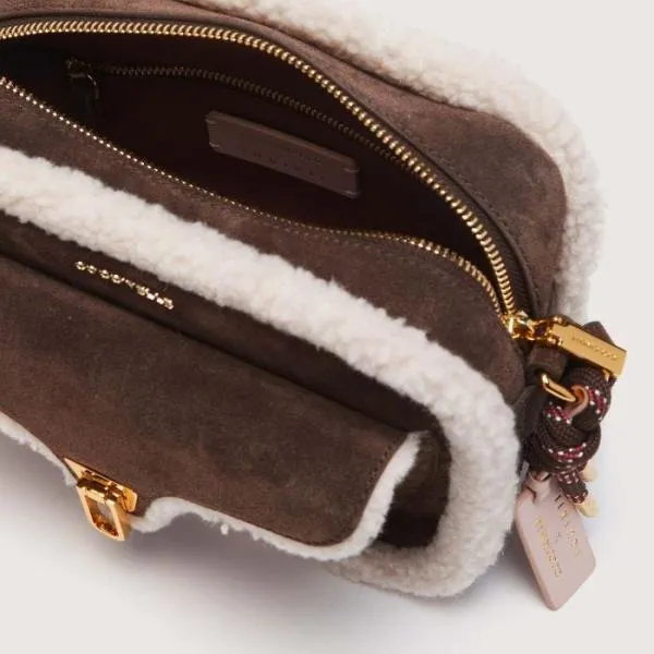 Coccinelle X Inuikii Beat Eco Shearling Small Naturalfondant Women Coccinelle Crossbody Bags Coccinelle X Inuikii Beat Eco Shearling Small Naturalfondant Women Coccinelle Crossbody Bags