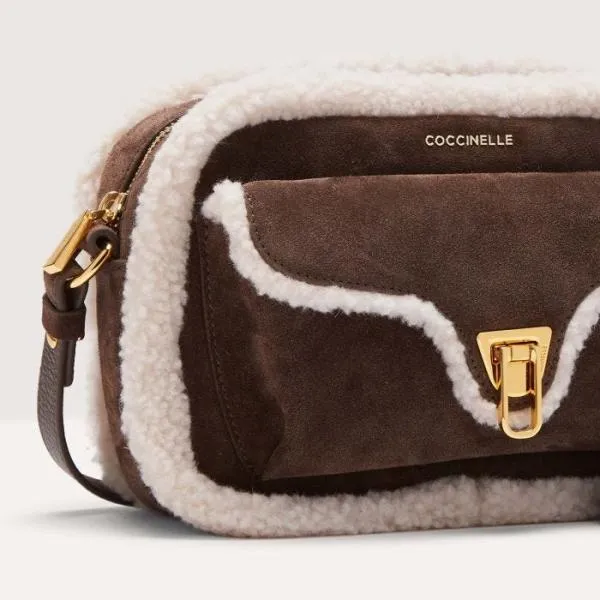 Coccinelle X Inuikii Beat Eco Shearling Small Naturalfondant Women Coccinelle Crossbody Bags Coccinelle X Inuikii Beat Eco Shearling Small Naturalfondant Women Coccinelle Crossbody Bags