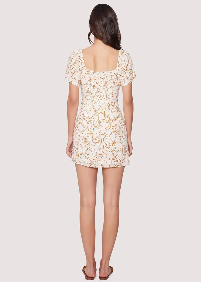 Confianza Mini Dress Creamfloral Women Lost Wander Dresses