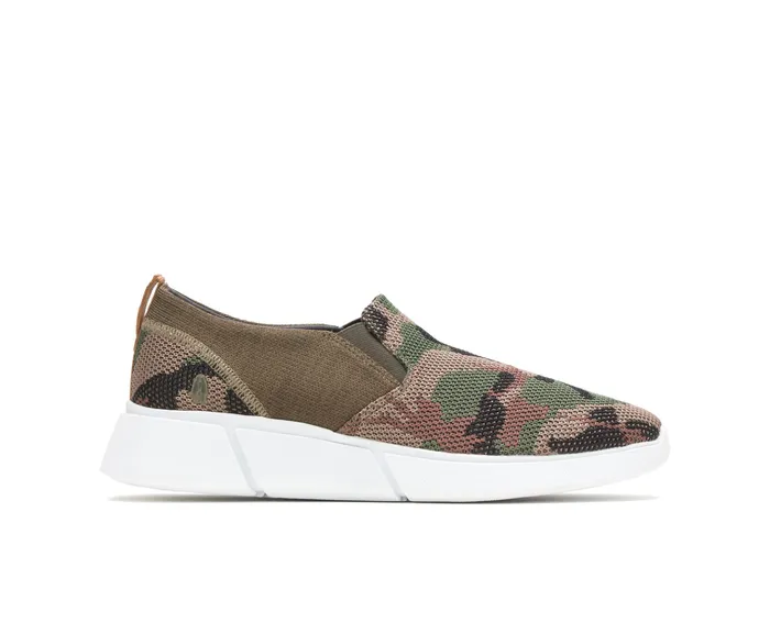 Cooper SlipOn Olive Camo Knit Men Sneakers Hush Puppies
