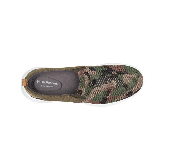 Cooper SlipOn Olive Camo Knit Men Sneakers Hush Puppies Cooper SlipOn Olive Camo Knit Men Sneakers Hush Puppies