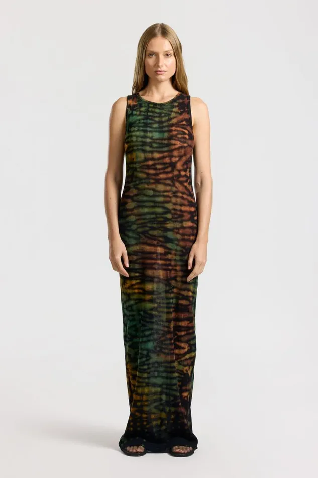 COTTON CITIZEN DRESSES Rio Maxi Dress Desert Mirage Ripple 8211 Women