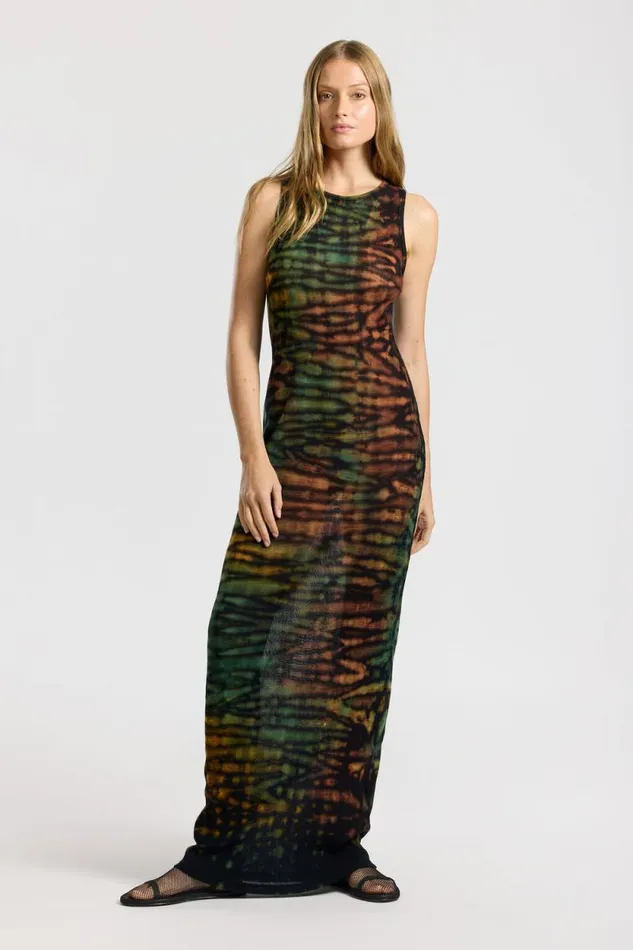 COTTON CITIZEN DRESSES Rio Maxi Dress Desert Mirage Ripple 8211 Women