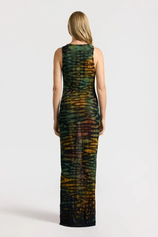 COTTON CITIZEN DRESSES Rio Maxi Dress Desert Mirage Ripple 8211 Women