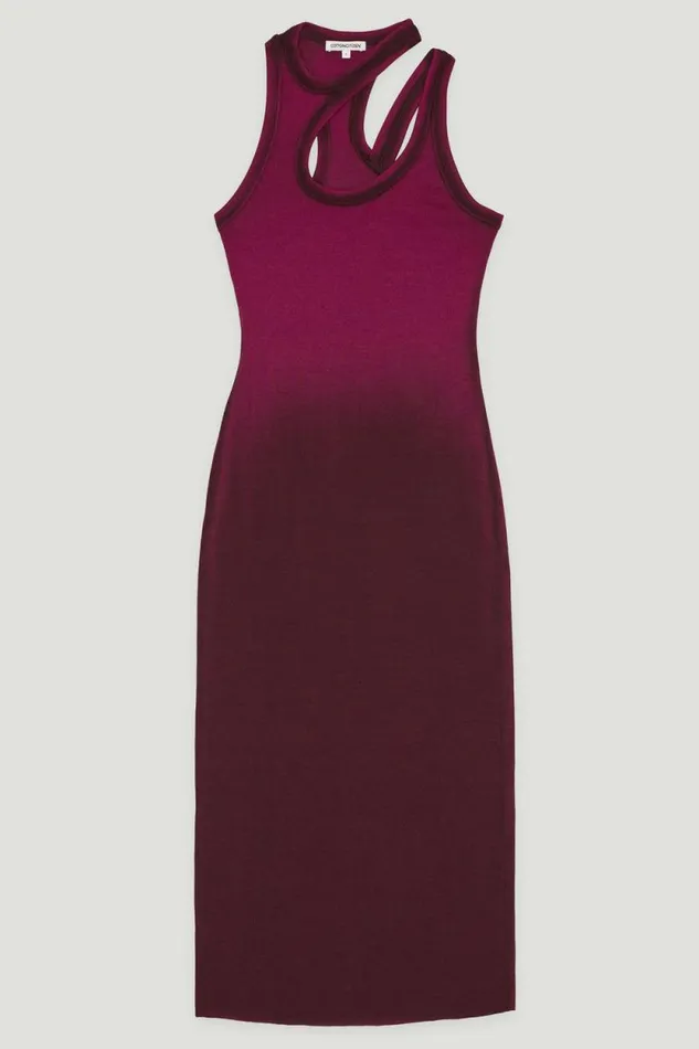 COTTON CITIZEN DRESSES Verona Cut Out Dress Magenta Cast 8211 Women