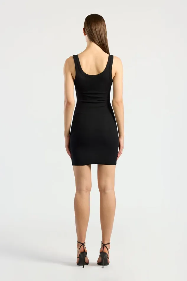 COTTON CITIZEN DRESSES Verona Mini Dress Jet Black 8211 Women