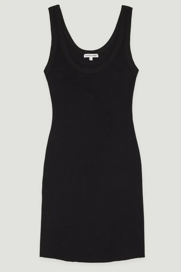 COTTON CITIZEN DRESSES Verona Mini Dress Jet Black 8211 Women