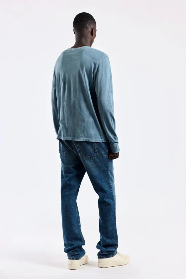 COTTON CITIZEN SHIRTS Classic Crew Long Sleeve Shirt Vintage Azul 8211 Men