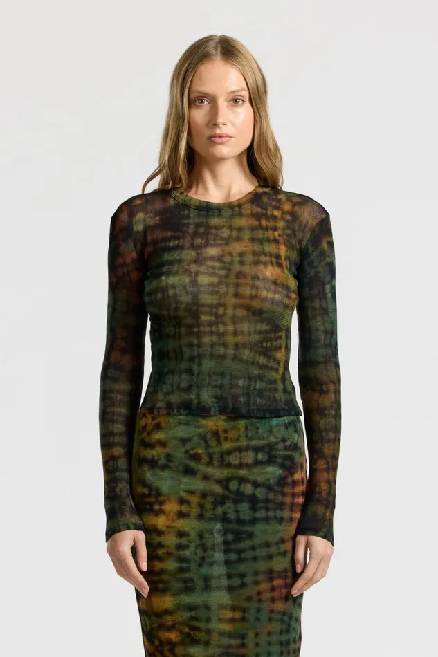 COTTON CITIZEN SHIRTS Rio Shirt Desert Mirage Ripple 8211 Women