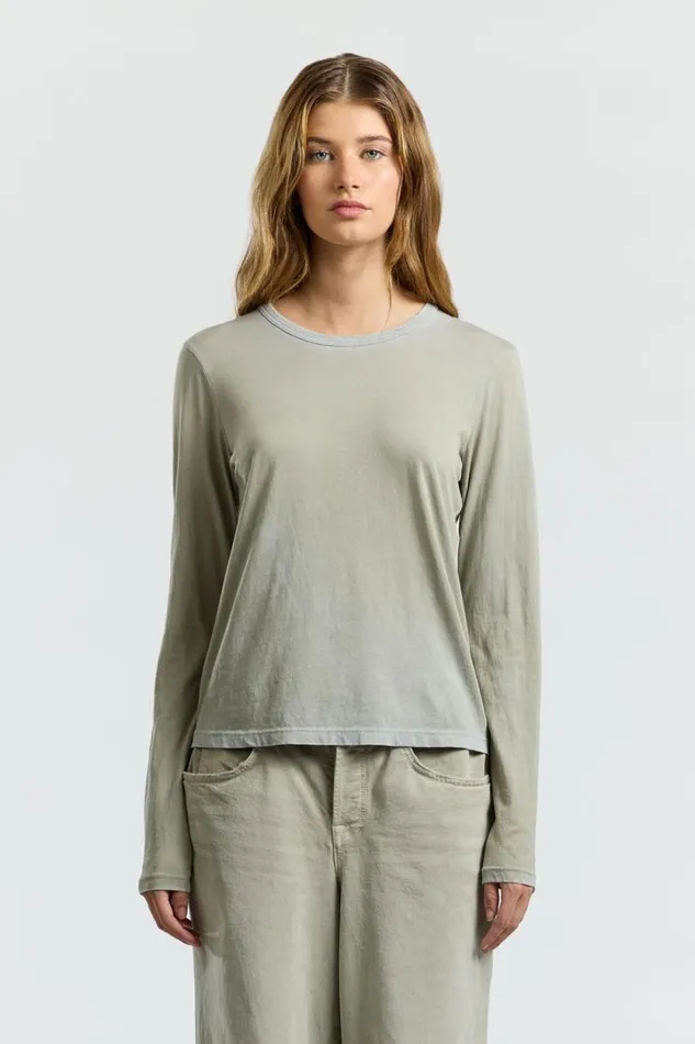 COTTON CITIZEN SHIRTS Standard Long Sleeve Shirt Vintage Chalk 8211 Women