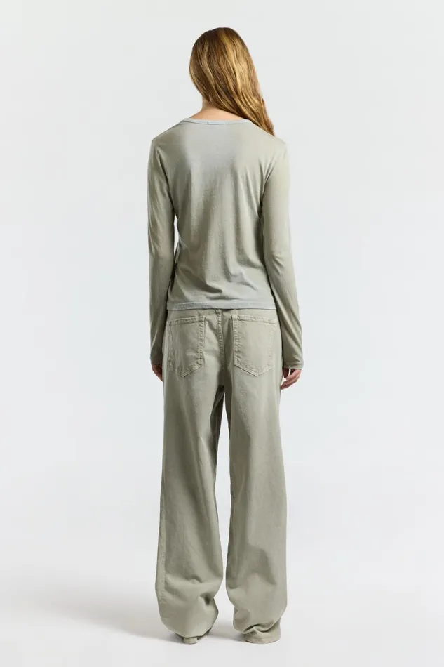 COTTON CITIZEN SHIRTS Standard Long Sleeve Shirt Vintage Chalk 8211 Women