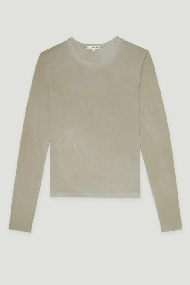 COTTON CITIZEN SHIRTS Standard Long Sleeve Shirt Vintage Chalk 8211 Women