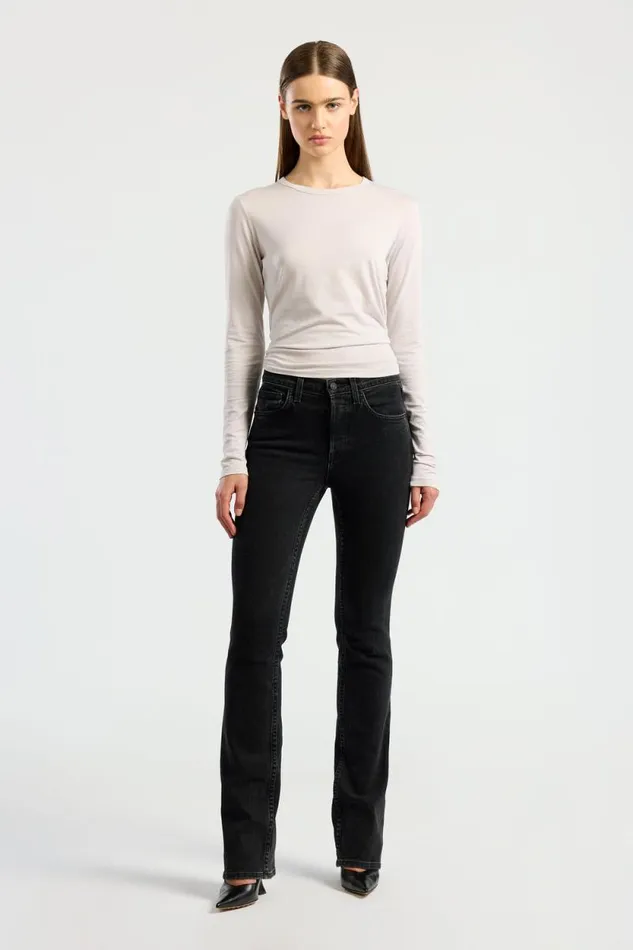 COTTON CITIZEN SHIRTS Standard Long Sleeve Shirt Vintage White Stone 8211 Women
