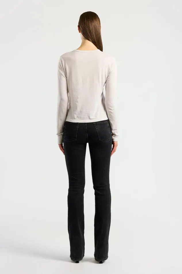COTTON CITIZEN SHIRTS Standard Long Sleeve Shirt Vintage White Stone 8211 Women