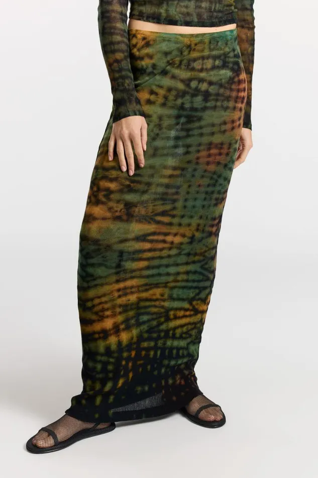 COTTON CITIZEN SKIRTS Rio Maxi Skirt Desert Mirage Ripple 8211 Women