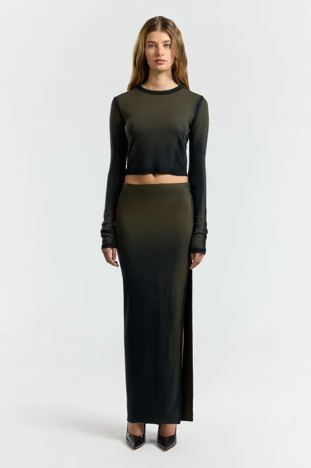 COTTON CITIZEN SKIRTS Verona Maxi Skirt Carbon Cast 8211 Women