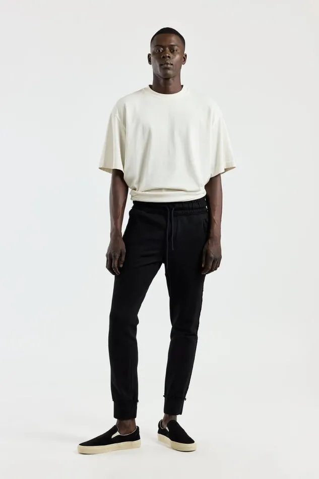 COTTON CITIZEN SWEATPANTS Cobain Sweats Sale Jet Black 8211 Men