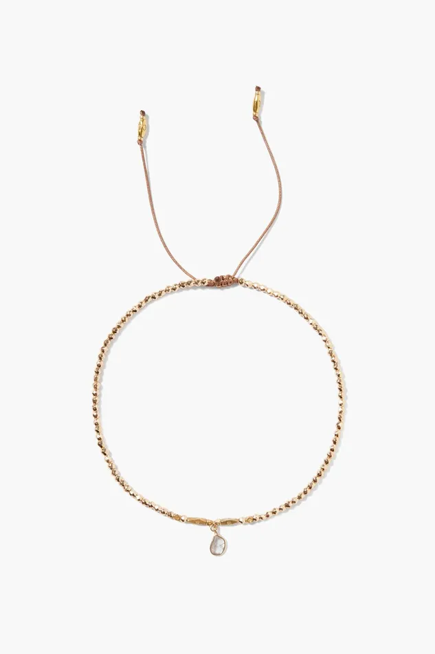 Cressida Diamond Anklet Yellow Gold Women Chan Luu Anklets