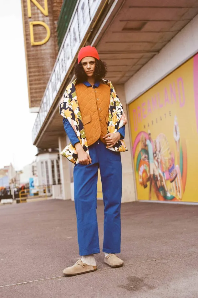 Danny Boilersuit Cobalt Canvas Womens LF Markey One Pieces