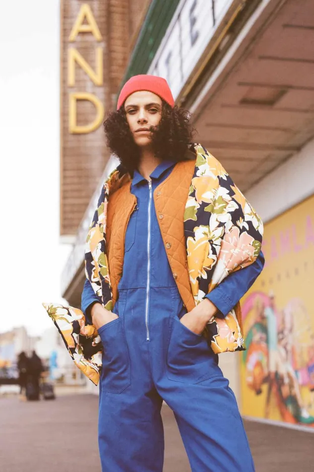 Danny Boilersuit Cobalt Canvas Womens LF Markey One Pieces