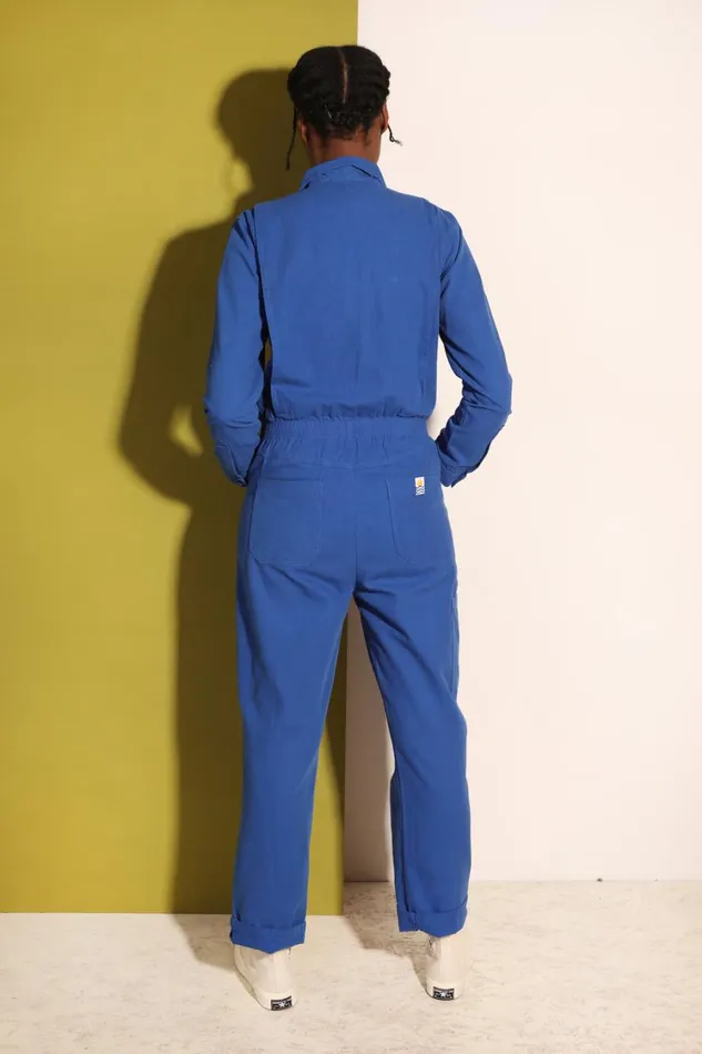 Danny Boilersuit Cobalt Canvas Womens LF Markey One Pieces
