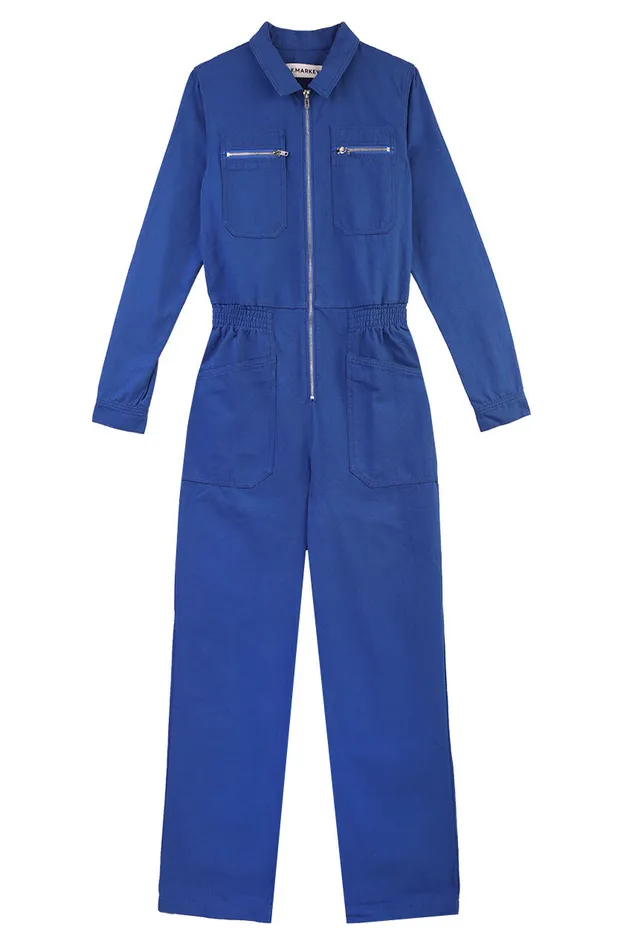 Danny Boilersuit Cobalt Canvas Womens LF Markey One Pieces