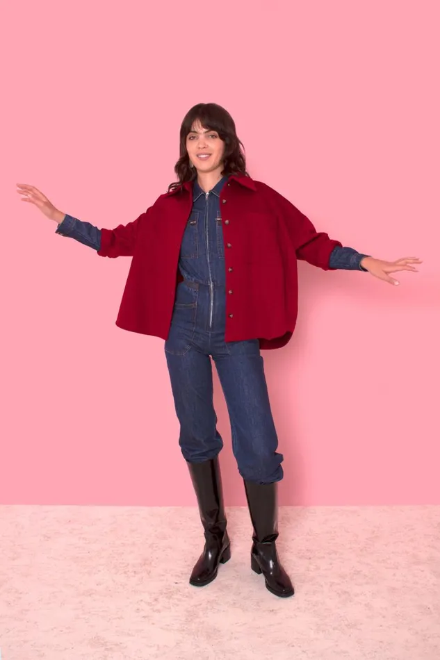 Danny Longsleeve Boilersuit Indigo Womens LF Markey One Pieces