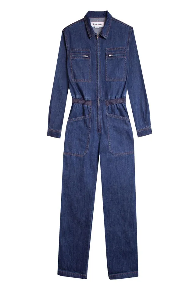 Danny Longsleeve Boilersuit Indigo Womens LF Markey One Pieces