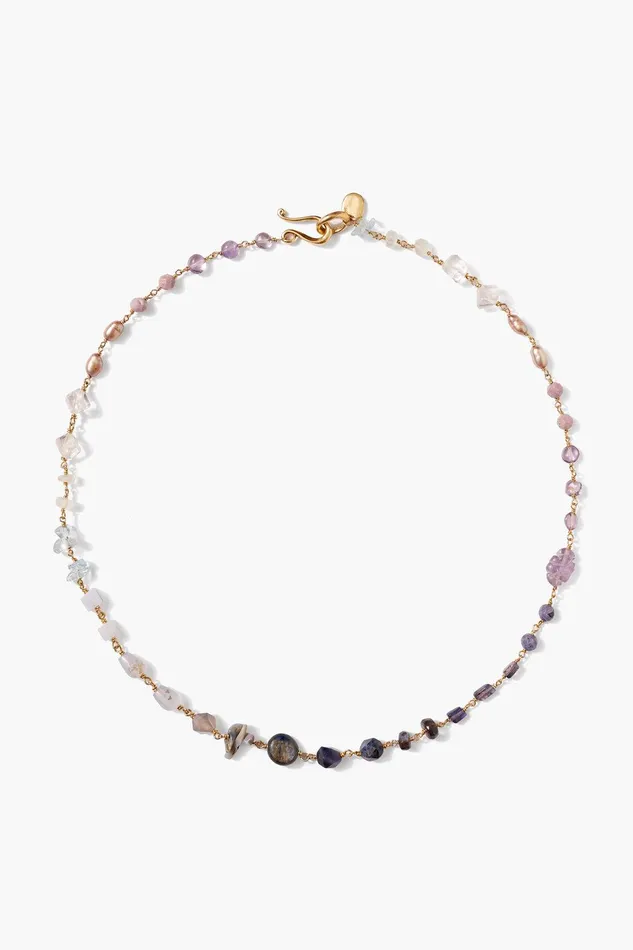 Daphne Beaded Necklace Iolite Mix Women Chan Luu Necklaces