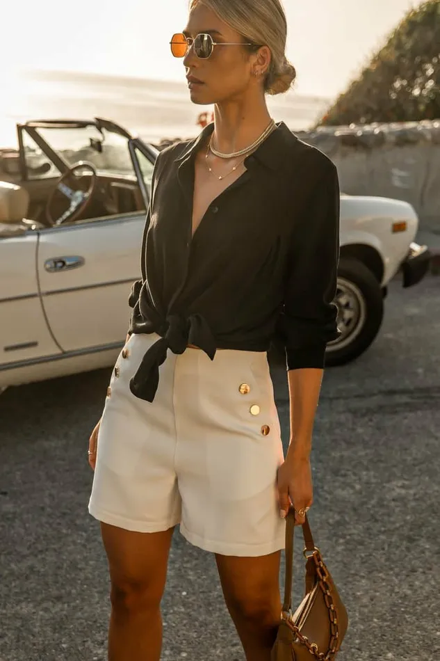 Dayton Shorts In Tan 8211 FINAL SALE Tan Women Bohme Shorts