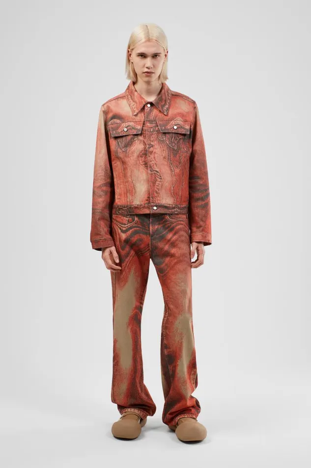 Denim Women Camper Denim Jeans Burnt Orange Denim Jeans