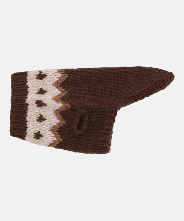 Dog Knit MediumLarge 8211 Brown Accessories Ilse Jacobsen Vov and Vuf