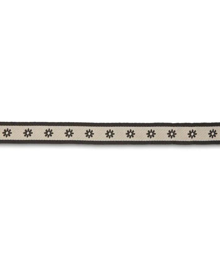 Dog Leash Long W Flowers 8211 Platin Accessories Ilse Jacobsen Vov and Vuf Dog Leash Long W Flowers 8211 Platin Accessories Ilse Jacobsen Vov and Vuf