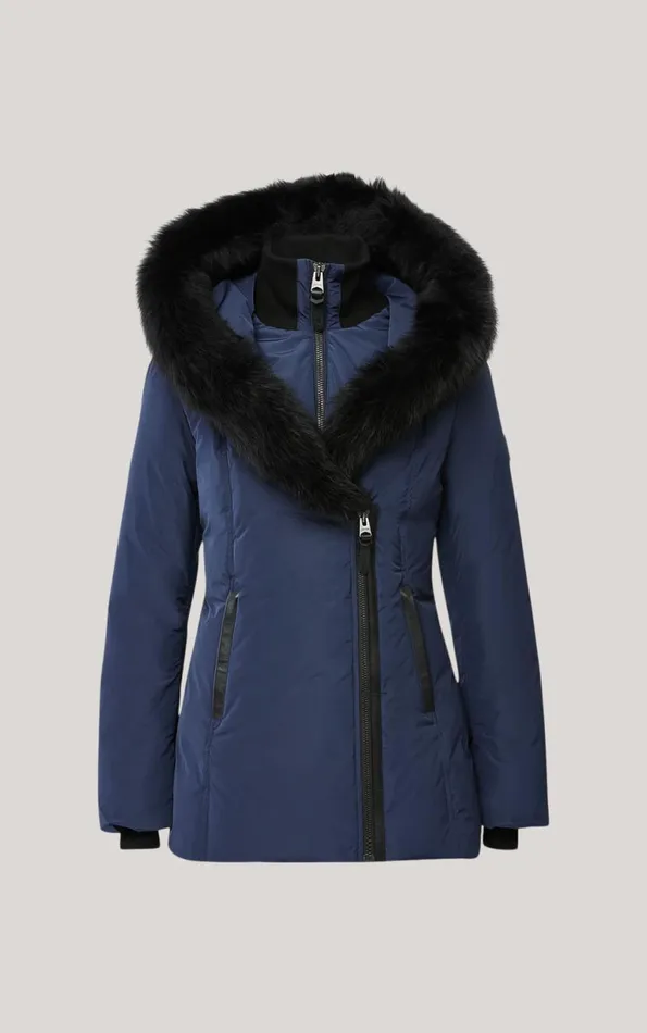 Downs and Jackets Women Mackage ADALI Down Coat With Sheepskin Signature Mackage Collar Black Downs and Jackets Women Mackage ADALI Down Coat With Sheepskin Signature Mackage Collar Black