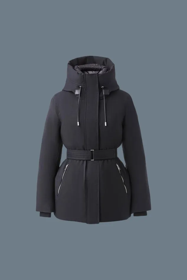 Downs and Jackets Women Mackage JENINFZ 2in1 Down Parka With Removable Bib Black